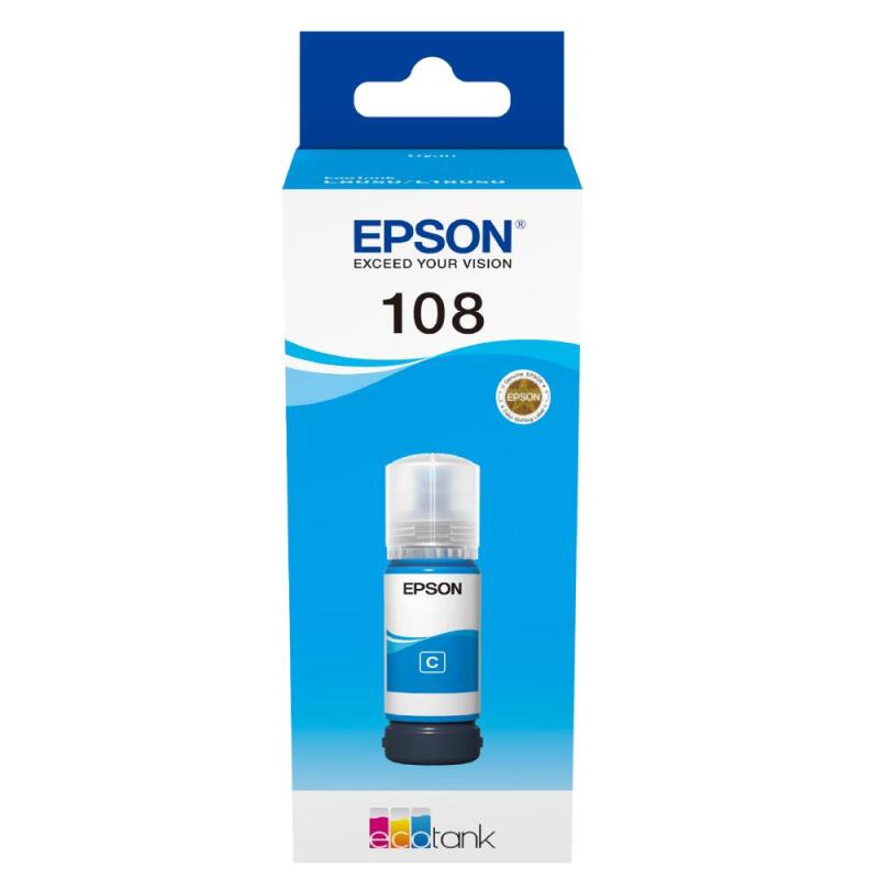 Epson T09C2 108 Cyan Mavi Şişe Mürekkep T09C24A L18050/L8050