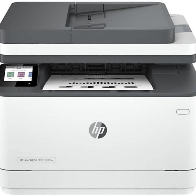 HP 3G632A 3103FDW Yazıcı/Tarayıcı/Fotokopi/Faks/Network/Wifi Çok Fonksiyonlu Lazer Yazıcı