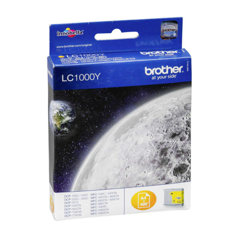 Brother Lc57-Lc1000 Sarı Orijinal Kartuş