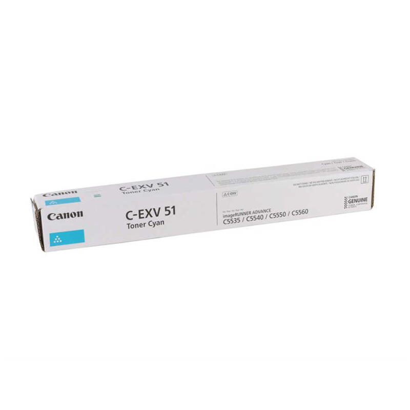 Canon C-Exv-51-0482C002 Mavi Orijinal Fotokopi Toneri