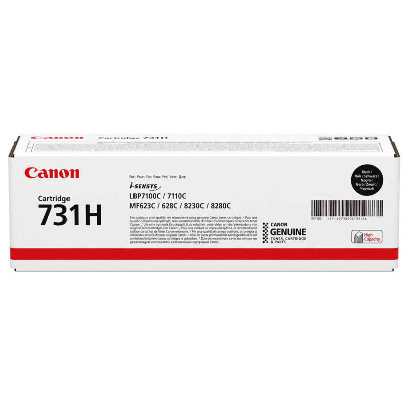 Canon Crg-731H-6273B002 Siyah Orijinal Toner Yüksek Kapasiteli