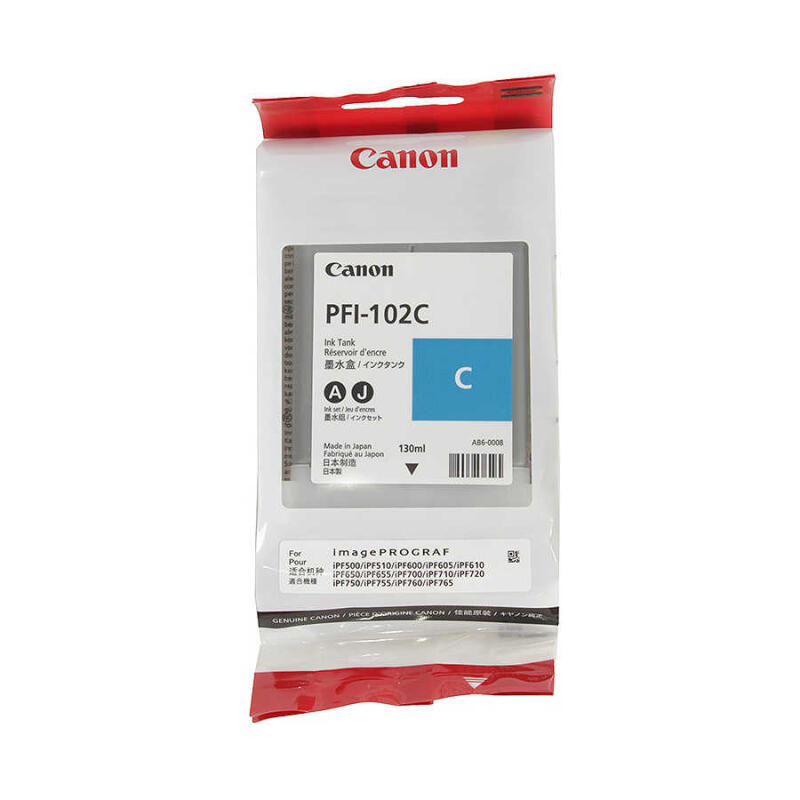 Canon Pfı-102C-0896B001 Mavi Orijinal Kartuş