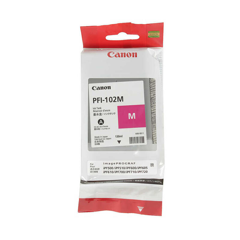 Canon Pfı-102M-0897B001 Kırmızı Orijinal Kartuş