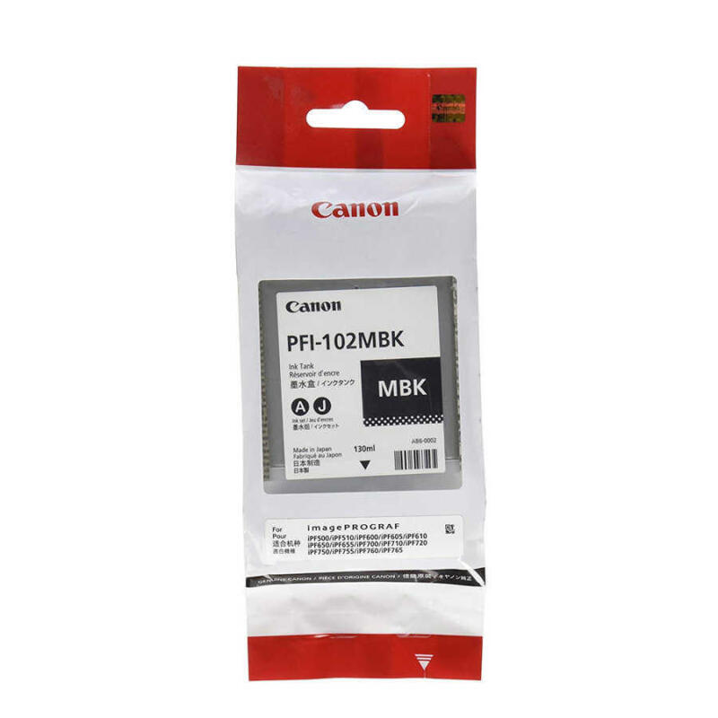 Canon Pfı-102Mbk-0894B001 Mat Siyah Orijinal Kartuş