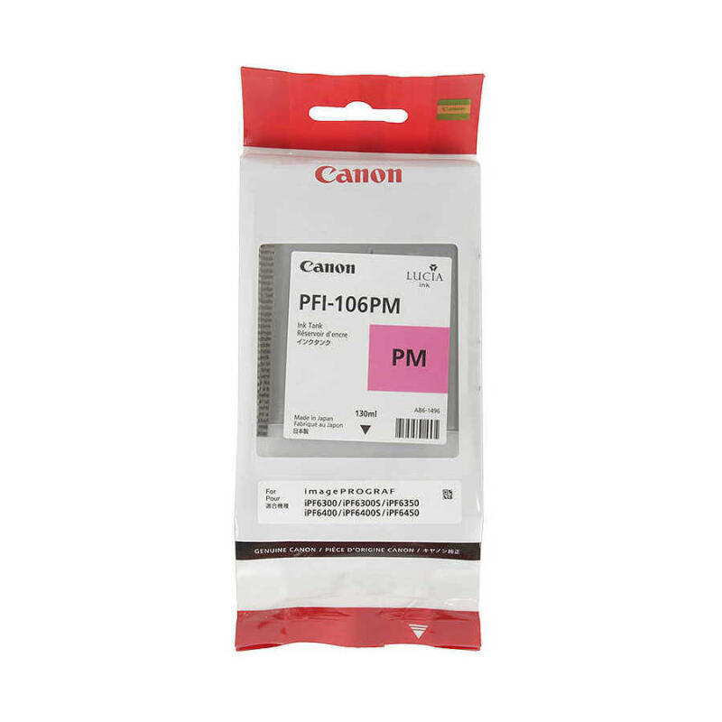 Canon Pfı-106Pm-6626B001 Foto Kırmızı Orijinal Kartuş