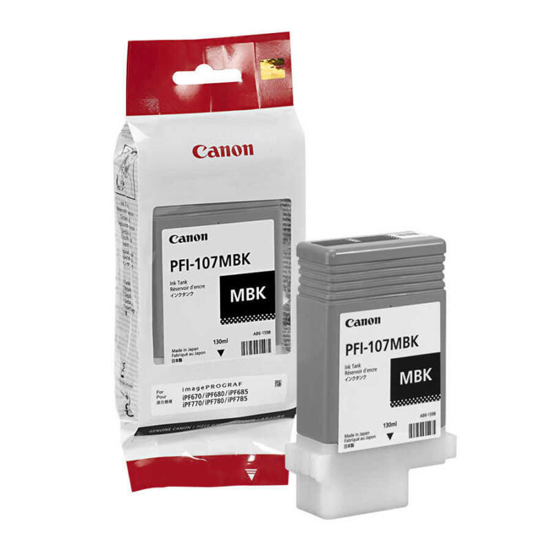 Canon Pfı-107Mbk-6704B001 Mat Siyah Orijinal Kartuş