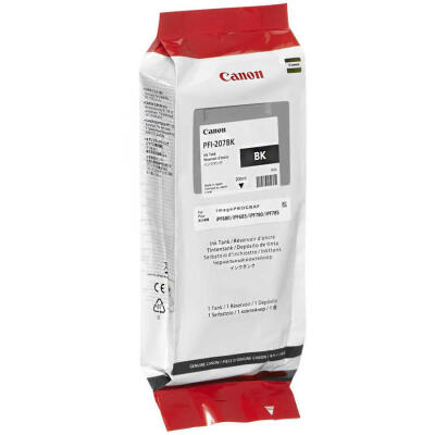 Canon Pfı-207Bk-8789B001 Siyah Orijinal Kartuş