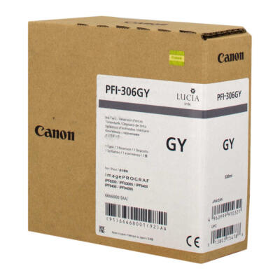 Canon Pfı-306Gy-6666B001 Gri Orijinal Kartuş