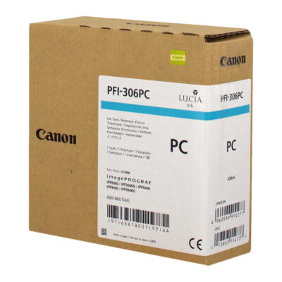 Canon Pfı-306Pc-6661B001 Foto Mavi Orijinal Kartuş