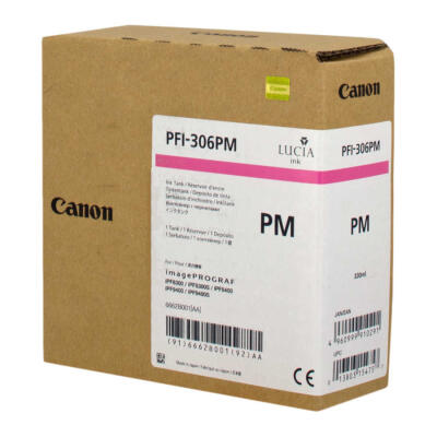 Canon Pfı-306Pm-6662B001 Foto Kırmızı Orijinal Kartuş