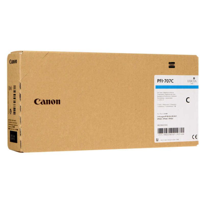Canon Pfı-707C-9822B001 Mavi Orijinal Kartuş
