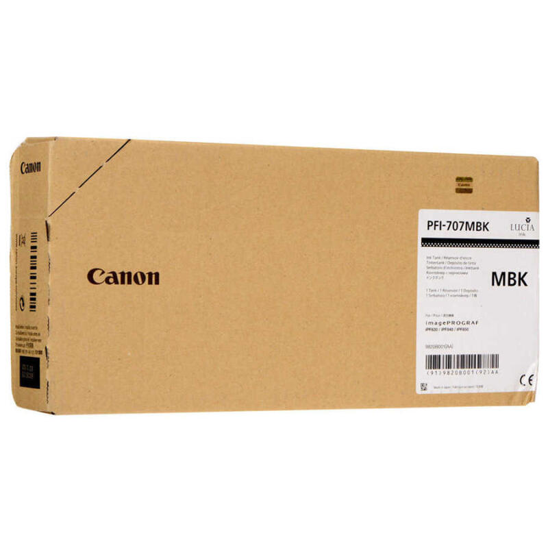Canon Pfı-707Mbk-9820B001 Mat Siyah Orijinal Kartuş