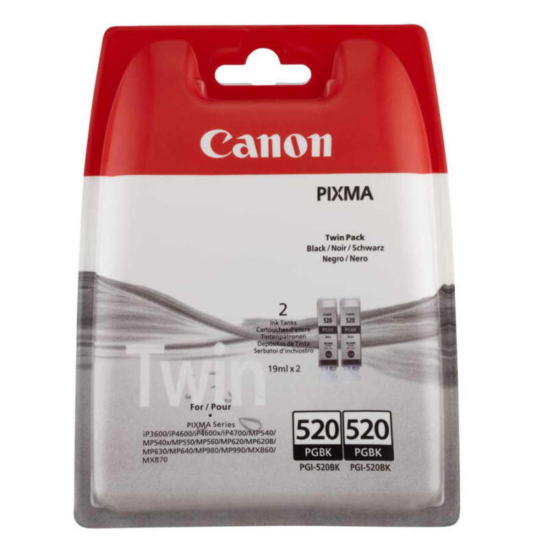 Canon Pgı-520-2932B012 Siyah Orijinal Kartuş İkili Paket