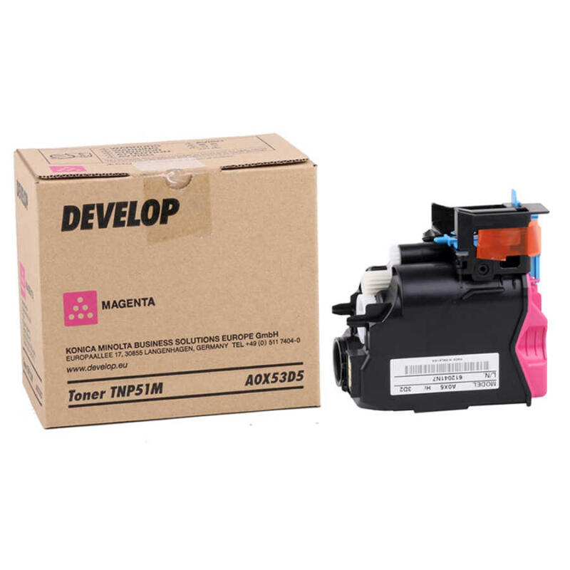 Develop Tnp-51-A0X53D5 Kırmızı Orijinal Fotokopi Toner