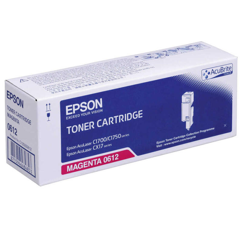 Epson Cx-17-C13S050612 Kırmızı Orijinal Toner Yüksek Kapasiteli