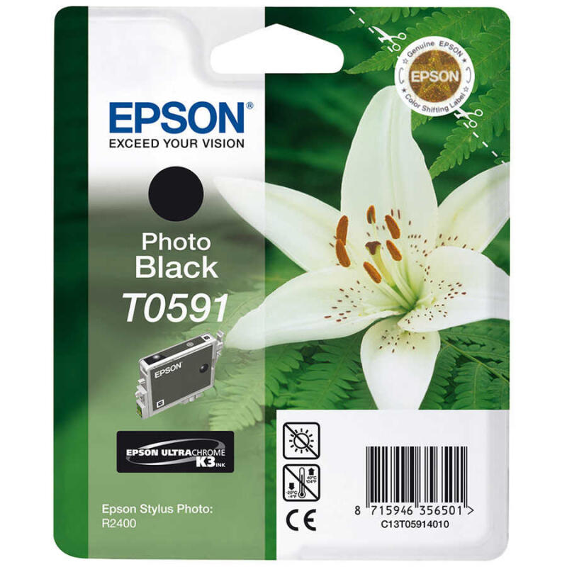 Epson T0591-C13T05914020 Foto Siyah Orijinal Kartuş