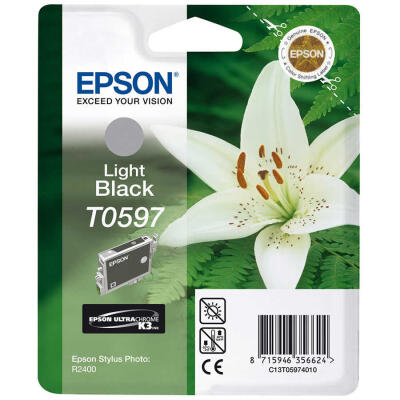 Epson T0597-C13T05974020 Açık Siyah Orijinal Kartuş