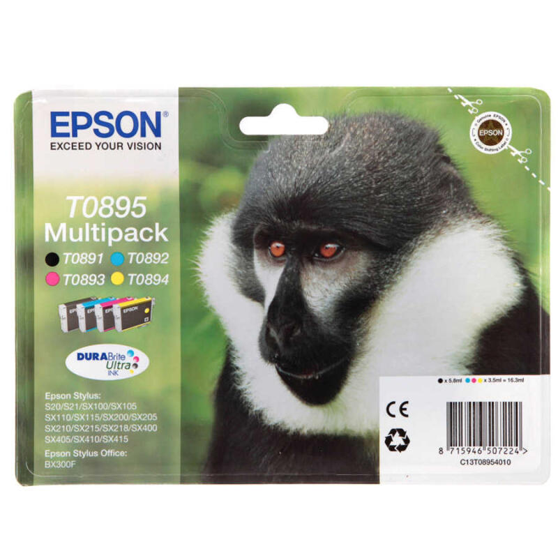 Epson T0895-C13T08954020 Orijinal Kartuş Avantaj Paketi