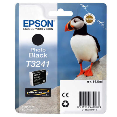Epson T3241-C13T32414010 Foto Siyah Orijinal Kartuş