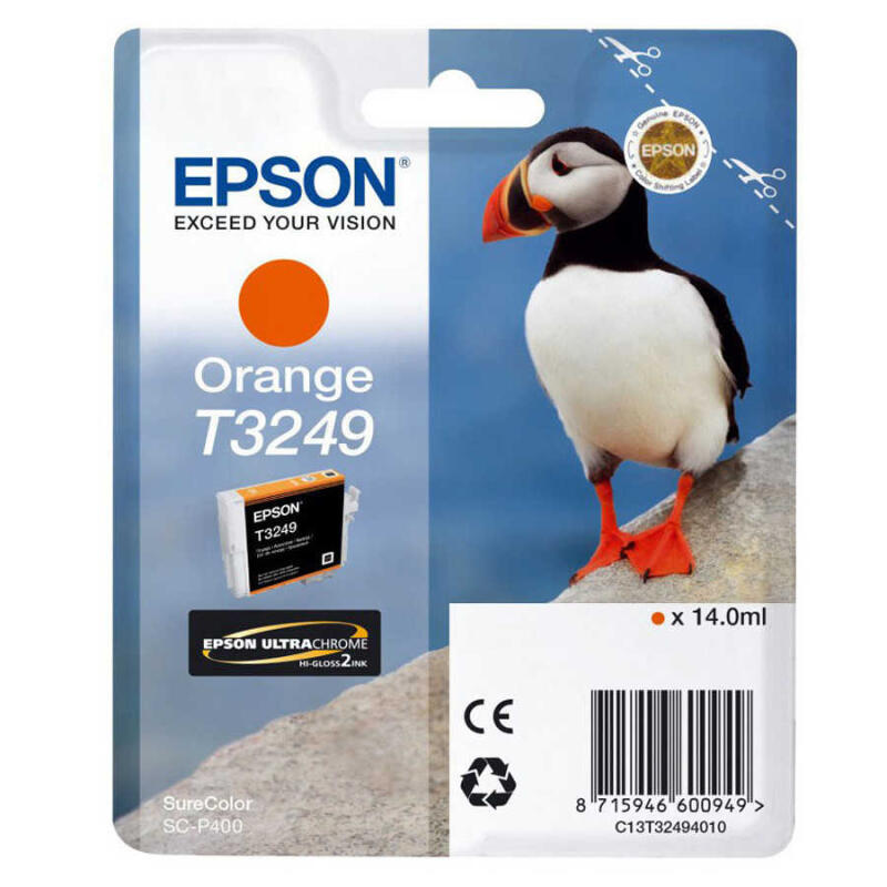Epson T3249-C13T32494010 Turuncu Orijinal Kartuş