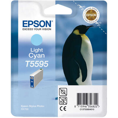 Epson T5595-C13T55954020 Açık Mavi Orijinal Kartuş