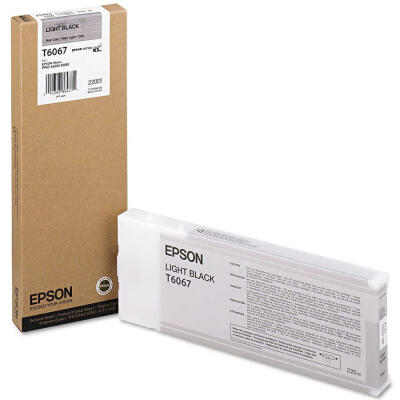 Epson T6067-C13T606700 Açık Siyah Orijinal Kartuş