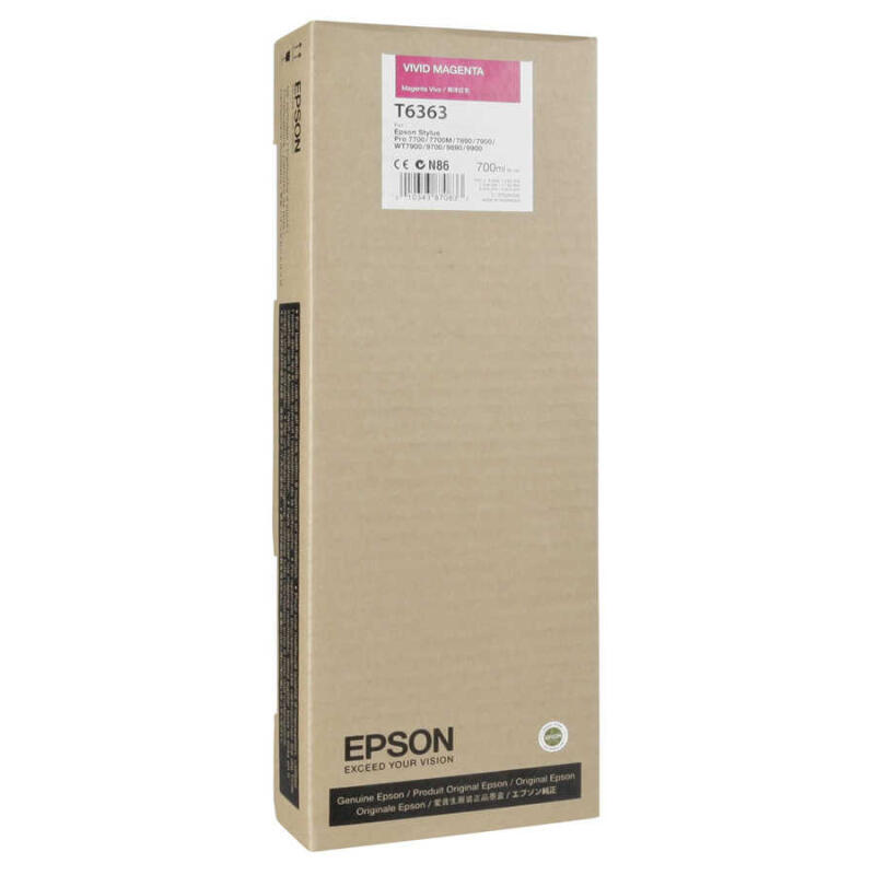Epson T6363-C13T636300 Kırmızı Orijinal Kartuş