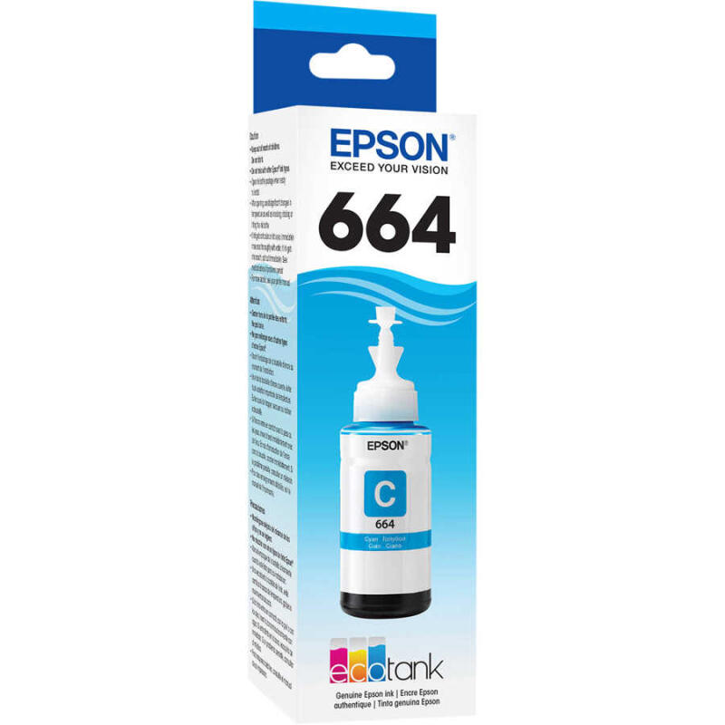 Epson T6642 - C13T66424A Mavi Orijinal Mürekkep