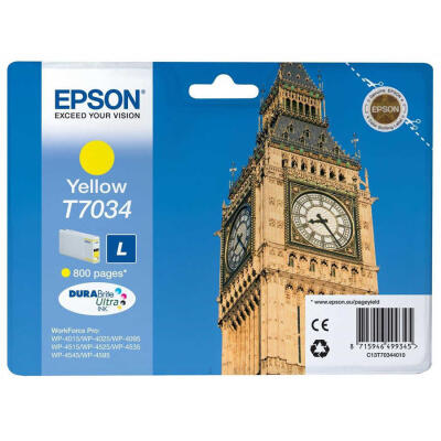 Epson T7034-C13T70344010 Sarı Orijinal Kartuş