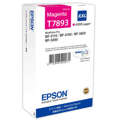 Epson T7893-C13T789340 Kırmızı Orijinal Kartuş Extra Yüksek Kapasiteli