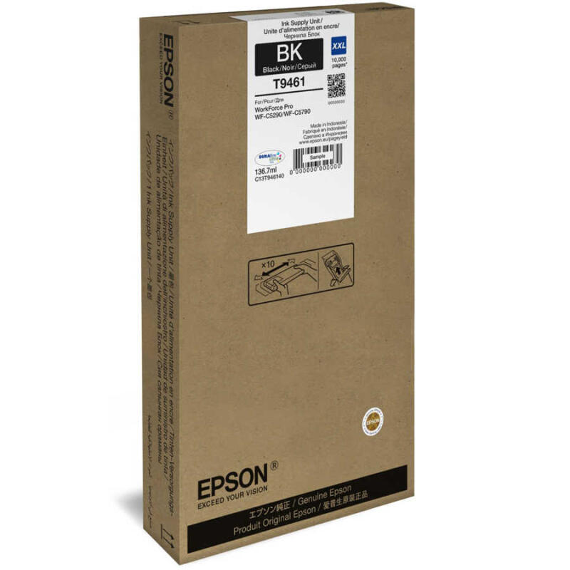 Epson T9461Xxl-C13T946140 Siyah Orijinal Kartuş Extra Yüksek Kapasiteli
