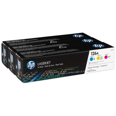 Hp 126A-Cf341A Orijinal Renkli Toner Ekonomik Paket