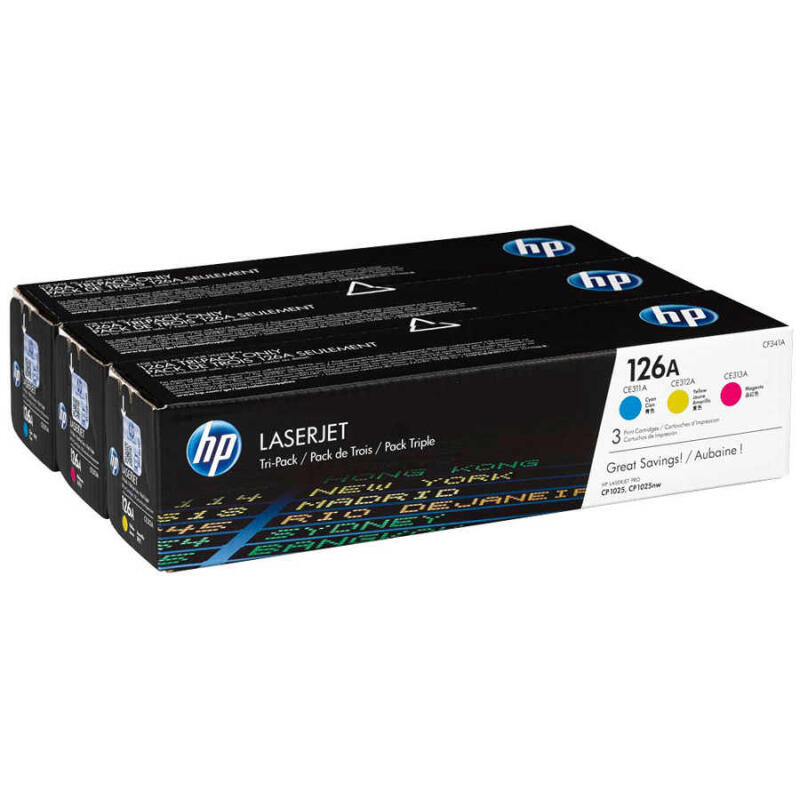 Hp 126A-Cf341A Orijinal Renkli Toner Ekonomik Paket
