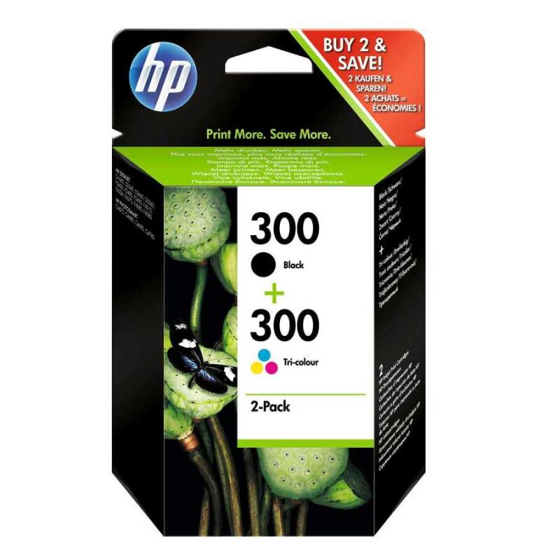 Hp 300-Cn637E Orijinal Kartuş İkili Paketi