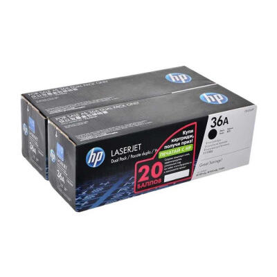 Hp 36A-Cb436Af Orijinal Toner İkili Paket