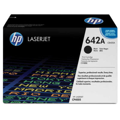Hp 642A-Cb400A Siyah Orijinal Toner