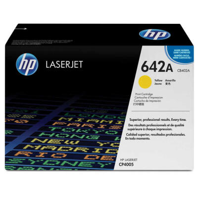 Hp 642A-Cb402A Sarı Orijinal Toner