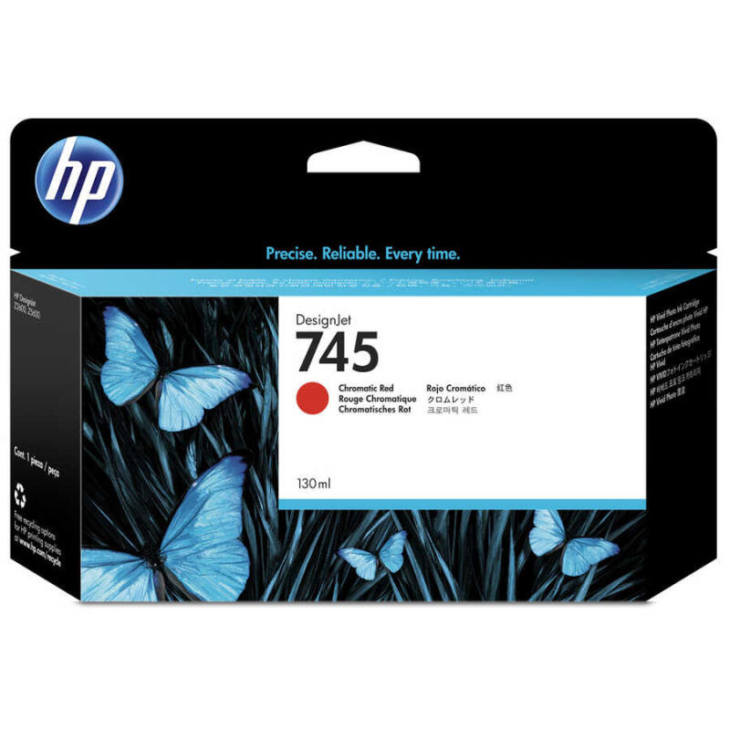 Hp 745-F9K00A Kromatik Kırmızı Orijinal Kartuş