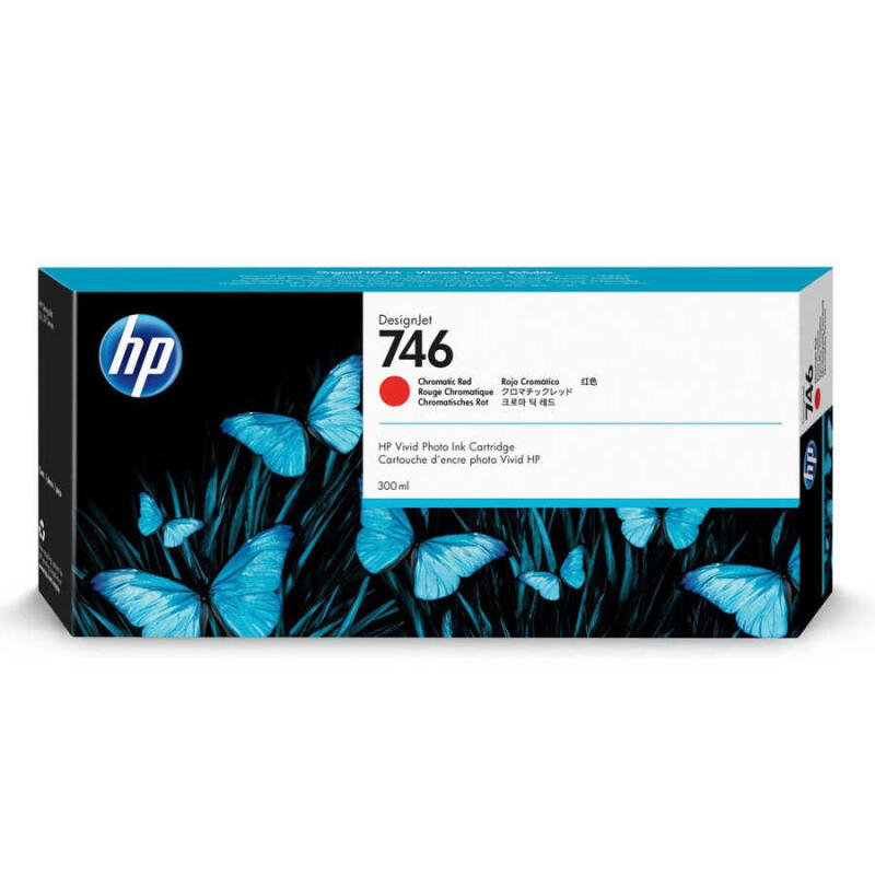 Hp 746-P2V81A Kromatik Kırmızı Orijinal Kartuş