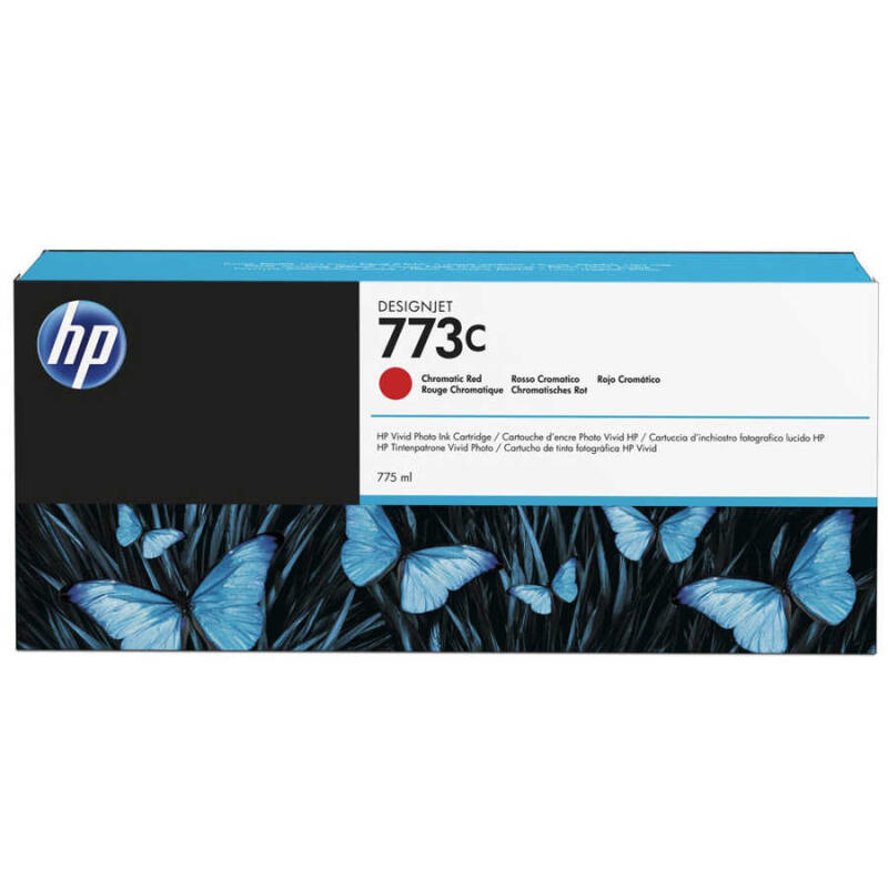 Hp 773C-C1Q38A Kromatik Kırmızı Orijinal Kartuş