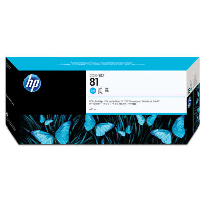 Hp 81-C4931A Mavi Orijinal Kartuş
