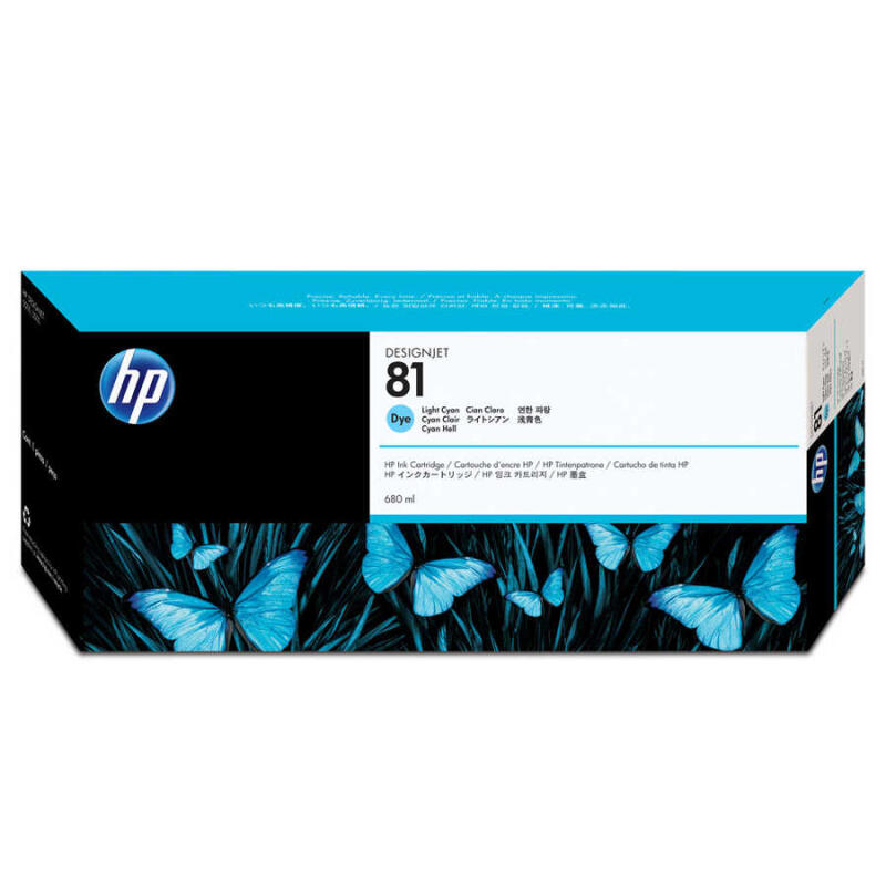 Hp 81-C4934A Açık Mavi Orijinal Kartuş