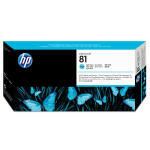 Hp 81-C4954A Orijinal Açık Mavi Baskı Kafası Ve Kafa Temizleyici kutusuz folyede
