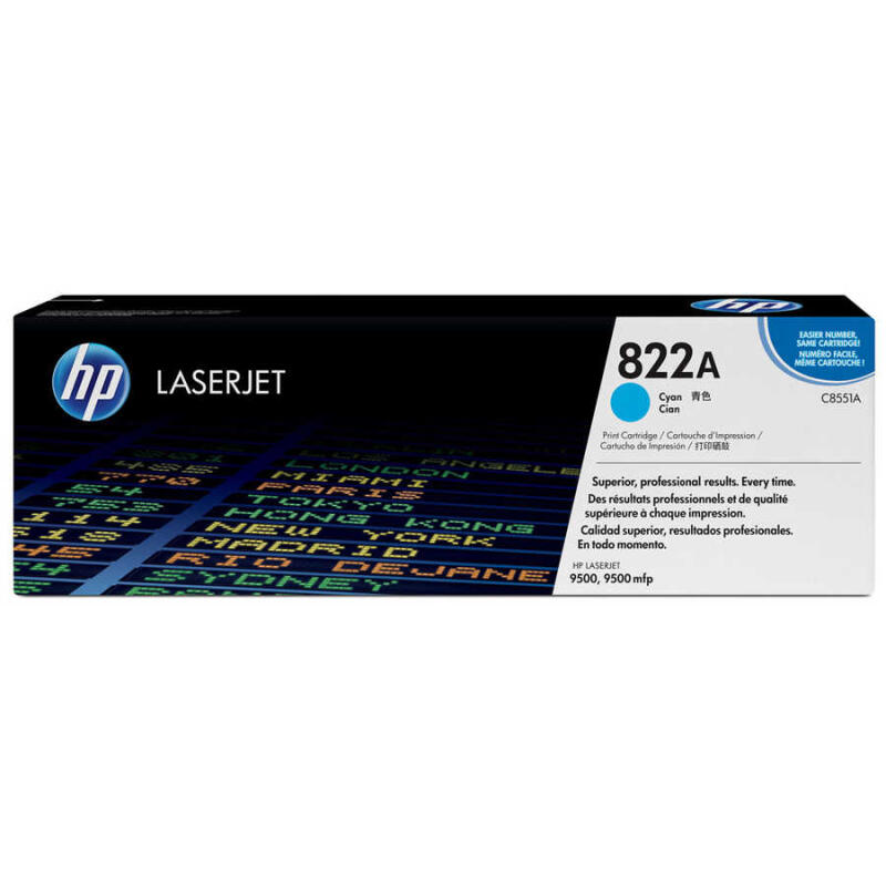 Hp 822A-C8551A Mavi Orijinal Toner
