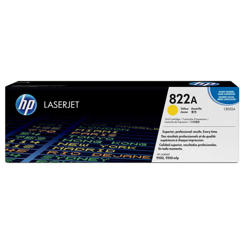 Hp 822A-C8552A Sarı Orijinal Toner