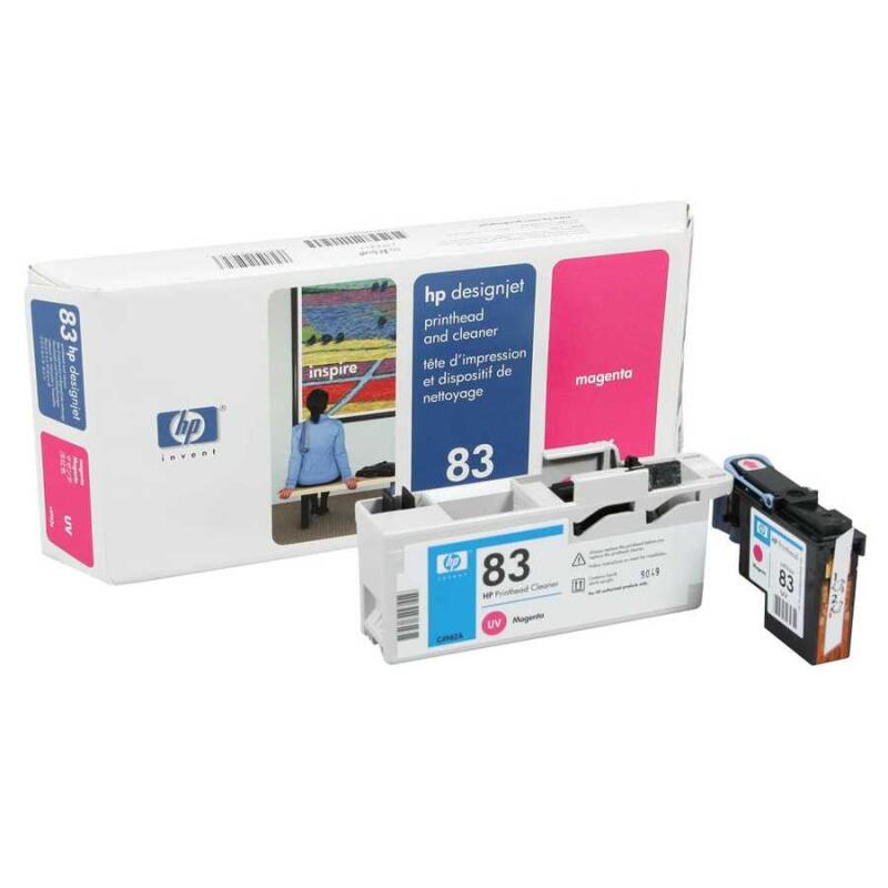 Hp 83-C4962A Orijinal Kırmızı Baskı Kafası Ve Kafa Temizleyici