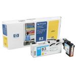 Hp 83-C4963A Orijinal Sarı Baskı Kafası Ve Kafa Temizleyici