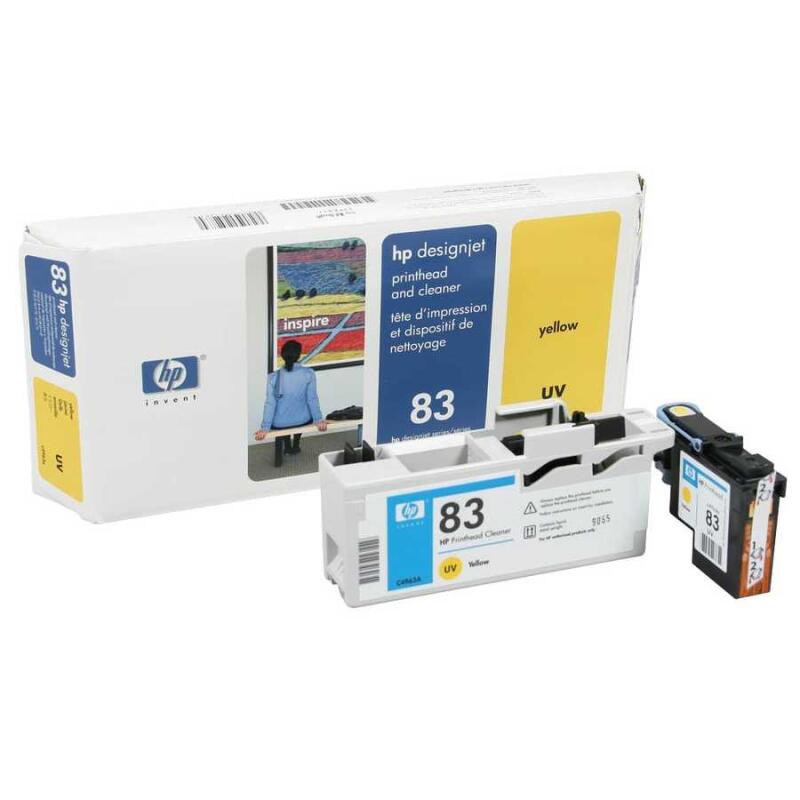 Hp 83-C4963A Orijinal Sarı Baskı Kafası Ve Kafa Temizleyici