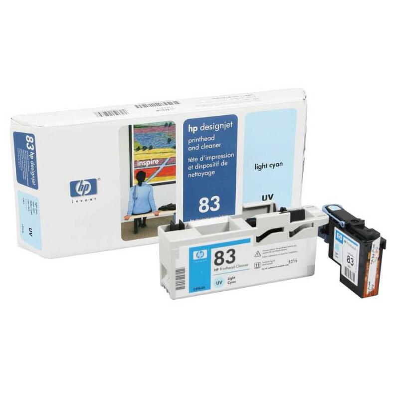 Hp 83-C4964A Orijinal Açık Mavi Baskı Kafası Ve Kafa Temizleyici