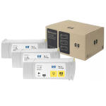 Hp 83-C5075A Sarı Orijinal Kartuş 3Lü Paket